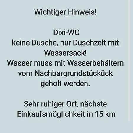 Кемпинг Mietwohnwagen Inklusive Stellplatz & Strom - Dixi-wc *